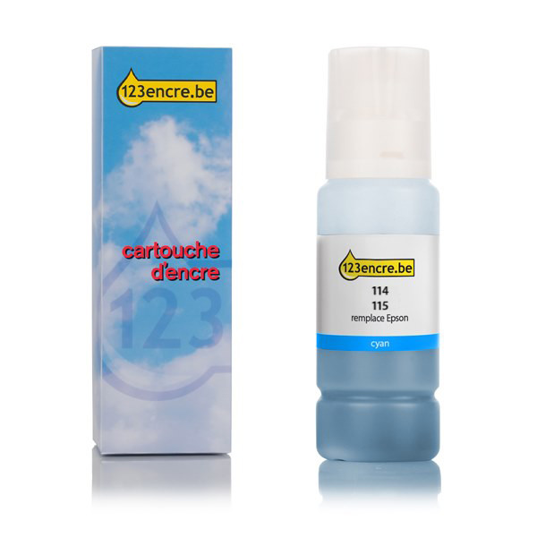 Epson 115 réservoir d'encre (marque 123encre) - cyan 084321 - 1