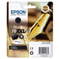 Epson 16XXL Epson (T1681) cartouche d'encre noire capacité extra-haute (d'origine) C13T16814010 C13T16814012 026670