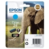 Epson 24 (T2422) cartouche d&#039;encre cyan (d&#039;origine) C13T24224010 C13T24224012 900775