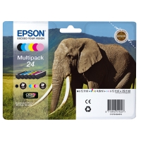 Epson 24 (T2428) multipack 6 couleurs (d'origine) C13T24284010 C13T24284011 026588