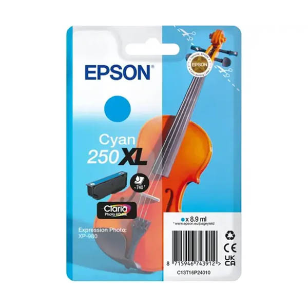 Epson 250XL cartouche d'encre (d'origine) - cyan 652098 - 1