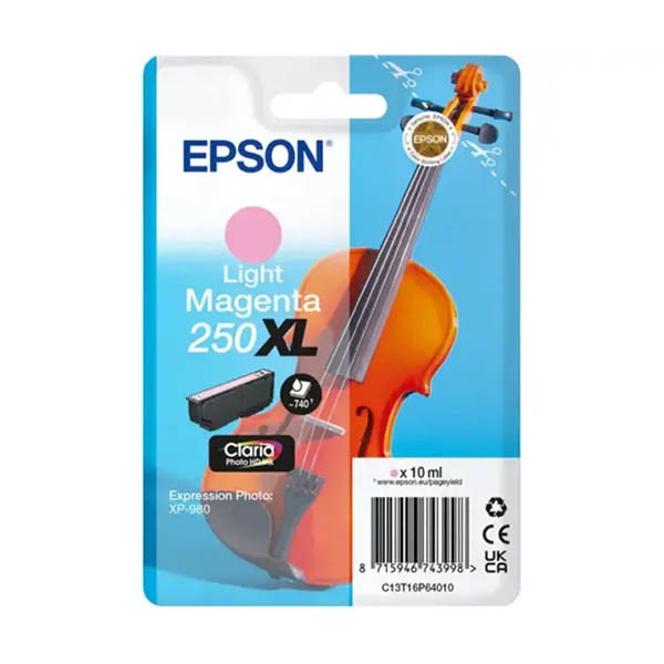 Epson 250XL cartouche d'encre (d'origine) - magenta clair 652106 - 1