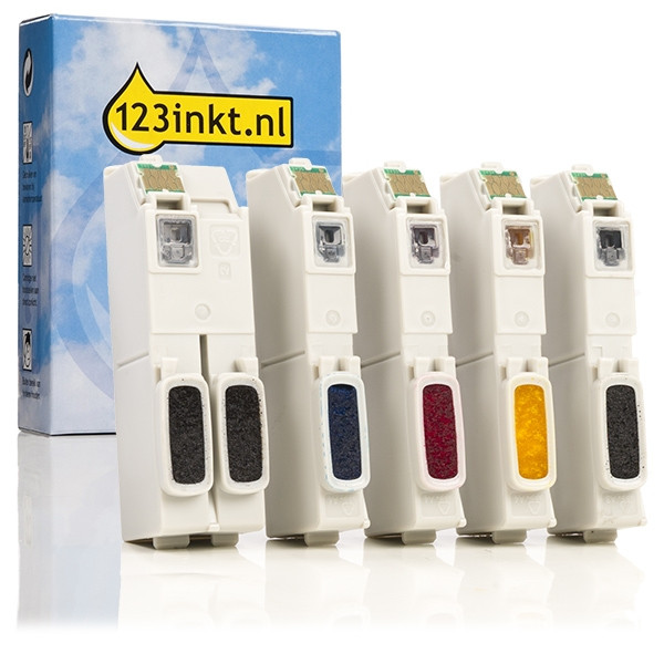 Epson 26 multipack 2 noir + 3 couleurs (marque 123encre)  024144 - 1