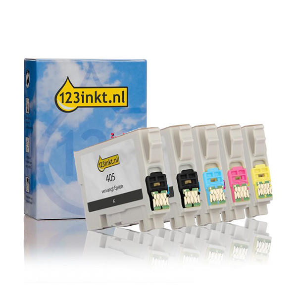 Epson 405 (T05G6) multipack 2x noir + 3x couleur (marque 123encre)  160800 - 1