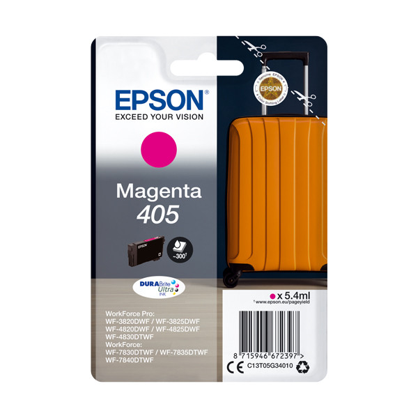 Epson 405 cartouche d'encre (d'origine) - magenta C13T05G34010 C13T05G34020 083542 - 1