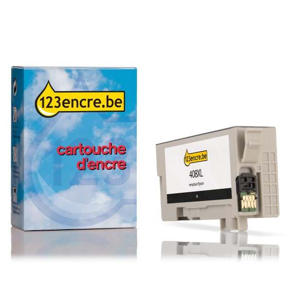 Epson 408XL cartouche d'encre haute capacité (marque 123encre) - noir C13T09K14010C 024125 - 1