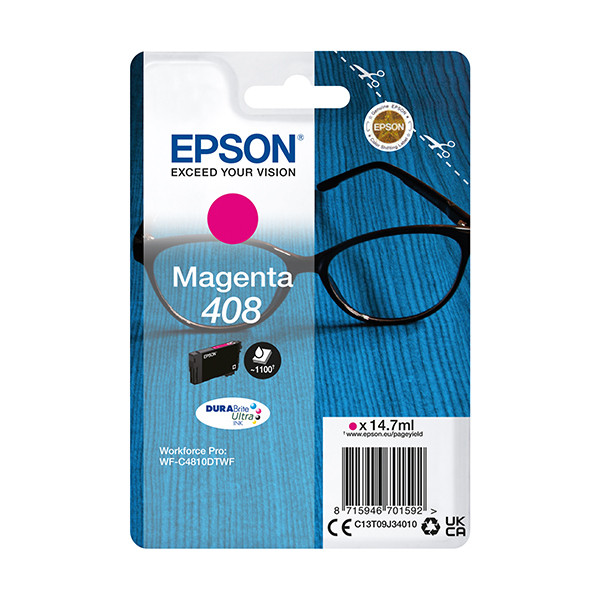 Epson 408 cartouche d'encre (d'origine) - magenta C13T09J34010 024120 - 1