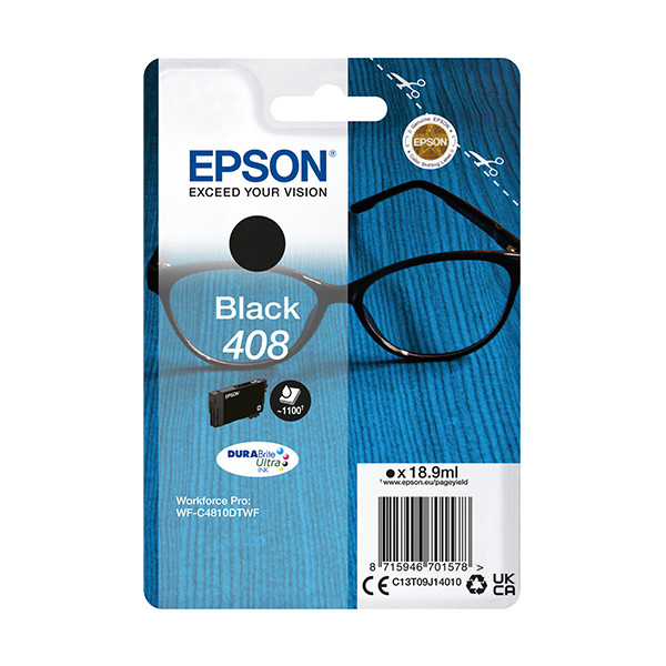 Epson 408 cartouche d'encre (d'origine) - noir C13T09J14010 024116 - 1
