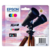 Epson 502XL BK + 502 C/M/Y multipack (d'origine) C13T02W94010 652028