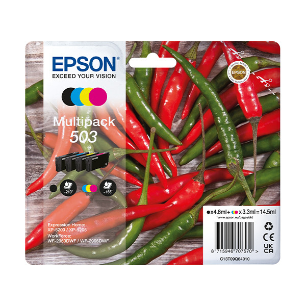 Epson 503 multipack (d'origine) C13T09Q64010 652048 - 1