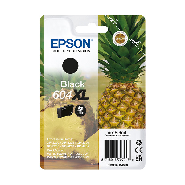 Epson 604XL cartouche d'encre haute capacité (d'origine) - noir C13T10H14010 652070 - 1