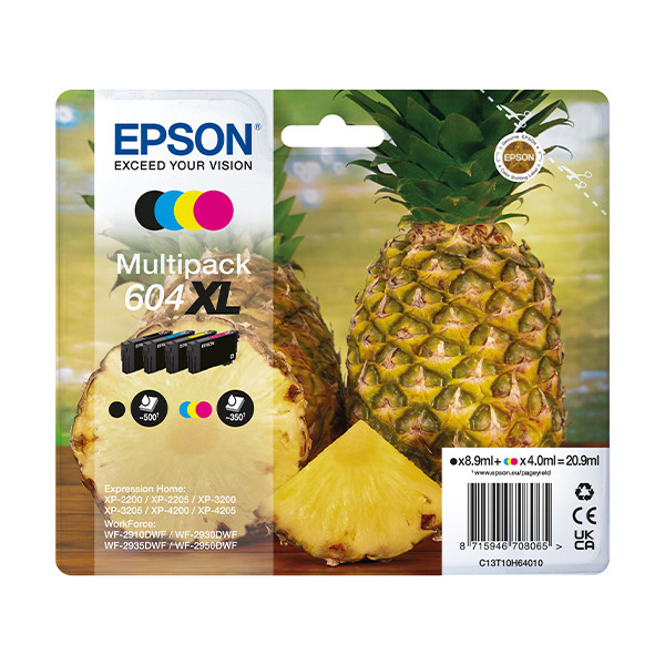 Epson 604XL multipack (d'origine) C13T10H64010 652078 - 1