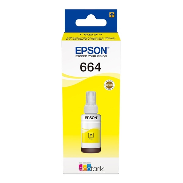 Encre Epson 664 d'origine, multipack de 4 bouteilles pour EcoTank