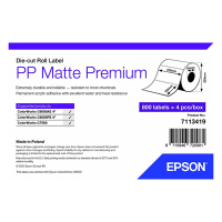 Epson 7113419 PP étiquette mate 102 x 152 mm (d'origine) 7113419 084482