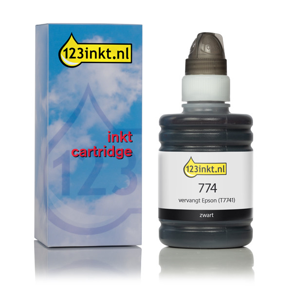 Epson 774 (T7741) réservoir d'encre (marque 123encre) - noir C13T774140C 026873 - 1