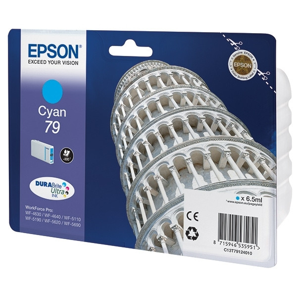 Epson 79 (T7912) cartouche d'encre (d'origine) - cyan C13T79124010 026646 - 1
