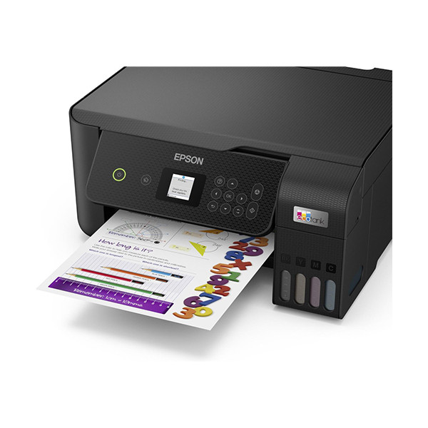 Epson Imprimante EcoTank ET-2821 avec réservoirs, Multifonction 3-en-1:  Imprimante/Scanner/Copieur, A4, Jet d'encre Couleur & Multipack 104  EcoTank, Bouteilles d'encre d'origine, 4 Couleurs : : Informatique