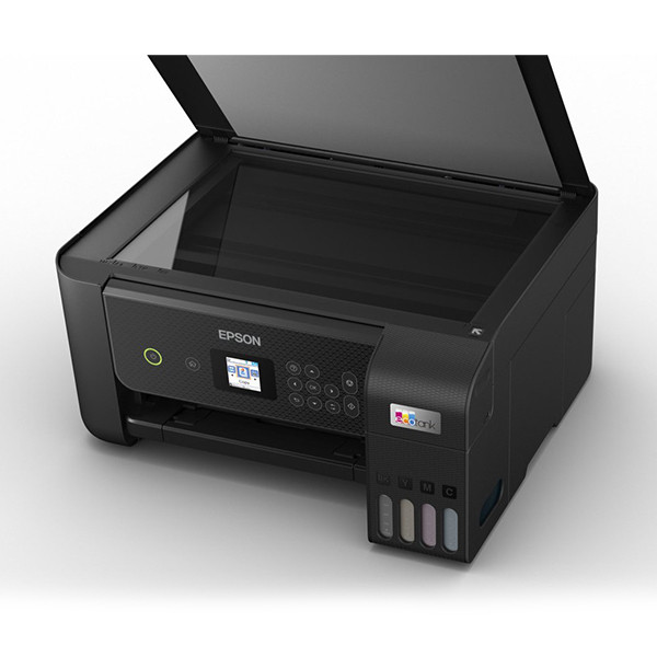 Epson Imprimante EcoTank ET-2821 avec réservoirs, Multifonction 3-en-1:  Imprimante /Scanner /Copieur, A4, Jet d'encre couleur,Wifi Direct