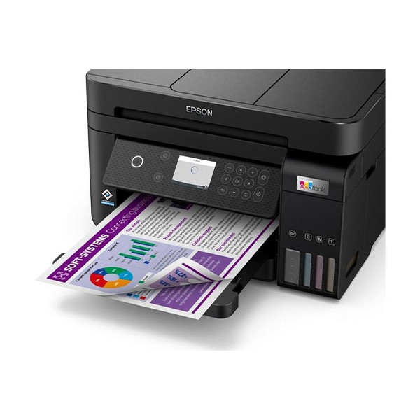 Imprimante Multifonction 3-en-1 - EPSON - Ecotank ET-3850 - Jet d'encre -  A4 - Couleur - Wi-Fi - C11CJ61402