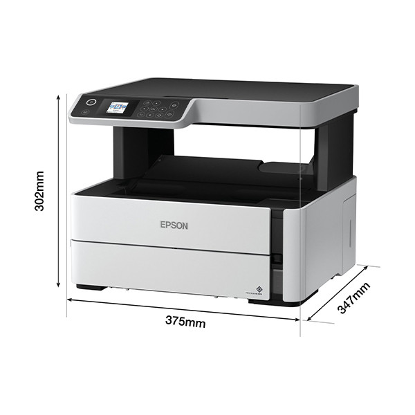Epson EcoTank ET-M2170 imprimante à jet d'encre multifonction A4 noir et blanc avec wifi (3 en 1) C11CH43401 C11CH43402 831672 - 5