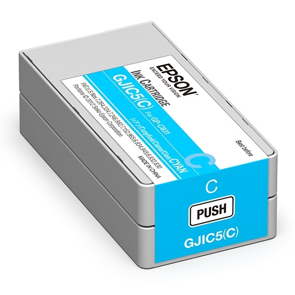 Epson GJIC5(C) cartouche d'encre cyan (d'origine) C13S020564 026742 - 1