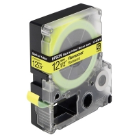 Epson LC-4YBF9 ruban d'étiquettes 12 mm (d'origine) - noir sur jaune fluo C53S625405 083030