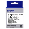 Epson LK-4WBB ruban papier 12 mm (d'origine) - noir sur blanc 083208 - 1