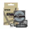 Epson LK-5BWJ ruban mat 18 mm (d'origine) - blanc sur noir