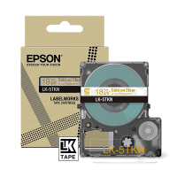 Epson LK-5TKN ruban 18 mm (d'origine) - or sur transparent métallisé C53S672097 084448