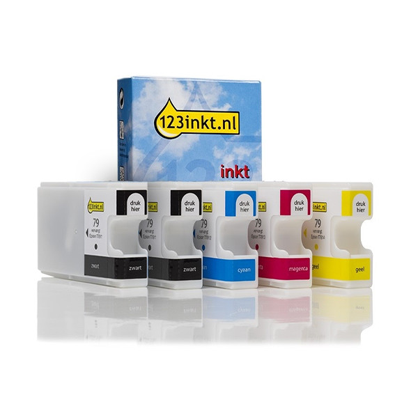 Epson Offre Epson : série 79 2x noir + 3x couleur (marque 123encre)  160814 - 1