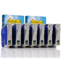 Epson Offre Epson série T034 (marque 123encre) - 2 types noir + 5 couleurs C13T03424010C C13T03434010C C13T03444010C C13T03454010C C13T03464010C 110531
