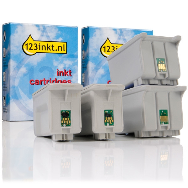 Epson Offre spéciale Epson: 2 x T017 noir + 2 x T018 couleur (marque 123encre) C13T01740110C C13T01840110C 110330 - 1