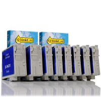 Epson Offre spéciale Epson: 2 x série T044 (noir T0431 + 3 couleurs) haute capacité (marque 123encre) C13T04314010C C13T04424010C C13T04434010C C13T04444010C 110540