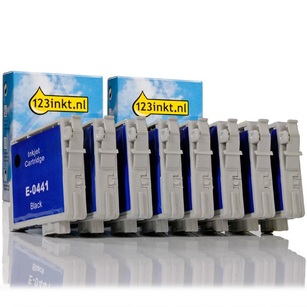 Epson Offre spéciale Epson: 2 x série T045 (noir T0441 + 3 couleurs) capacité standard (marque 123encre)  110560 - 1
