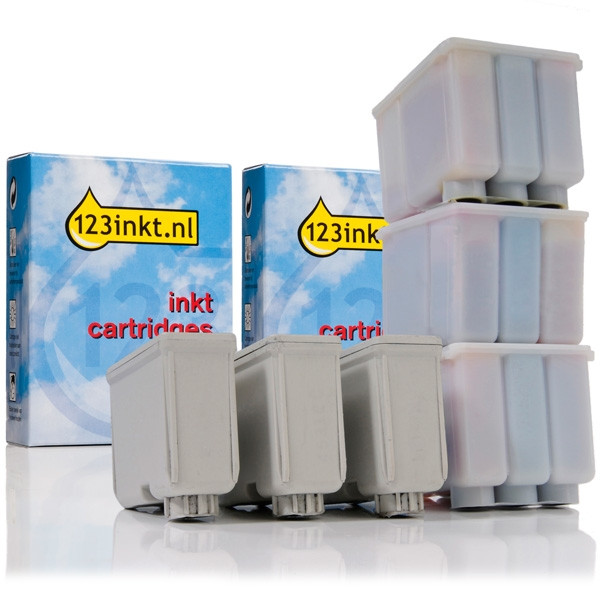 Epson Offre spéciale Epson : 3 x T050 noir + 3 x S020097 couleur (marque 123encre) C13S02009740C C13T05014010C 110090 - 1