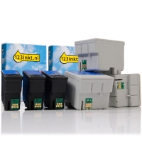 Epson Offre spéciale Epson : 3 x T066 noir + 3 x T067 couleur (marque 123encre) C13T06614010C C13T06704010C 110620