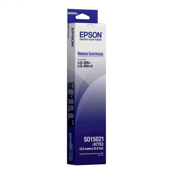 Epson S015021 (# 7753) ruban encreur noir (d'origine) C13S015021 080020 - 1