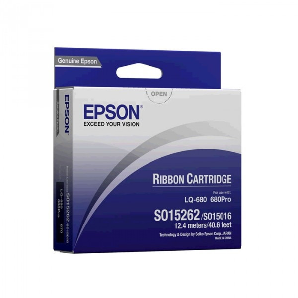 Epson S015262 ruban encreur noir (d'origine) 905638 Epson S015262 ruban encreur noir (d'origine) 905638 - 1
