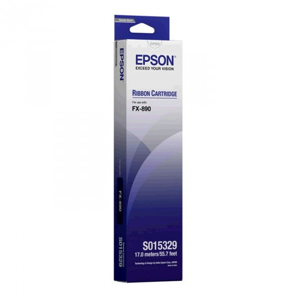 Epson S015329 ruban encreur (d'origine) - noir 080100 - 1