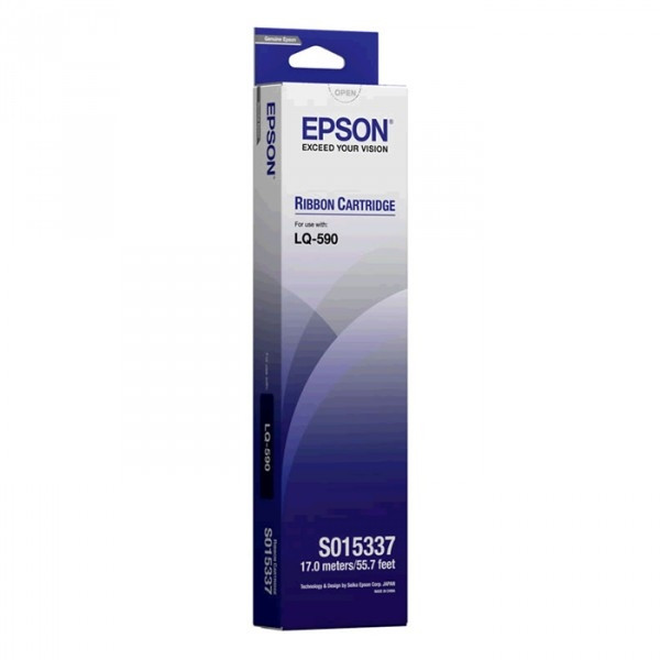 Epson S015337 ruban encreur (d'origine) - noir C13S015337 080110 - 1