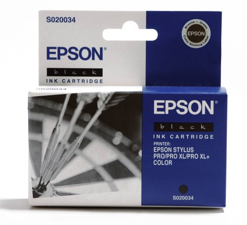 Epson S020034 cartouche d'encre noire (d'origine) C13S02003440 020050 - 1