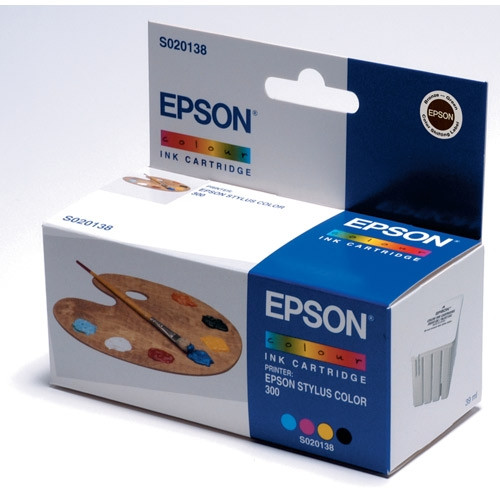 Epson S020138 cartouche d'encre (d'origine) - noir/couleur C13S02013840 020270 - 1