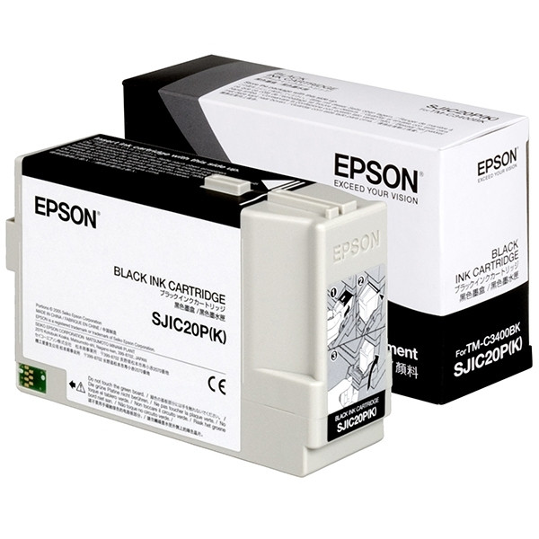 Epson S020490 (en SJIC20P) cartouche d'encre (d'origine) - noir C33S020490 080200 - 1