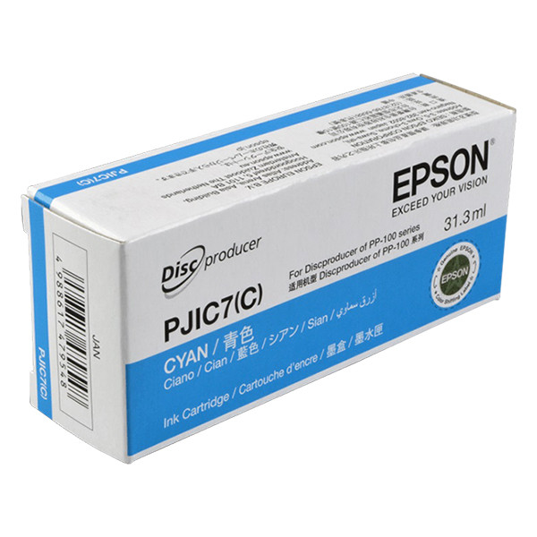 Epson S020688 cartouche d'encre PJIC7(C) (d'origine) - cyan C13S020688 027210 - 1