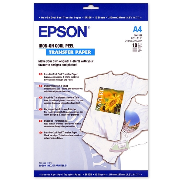 Epson S041154 papier thermocollant (10 feuilles) C13S041154 064646 - 1