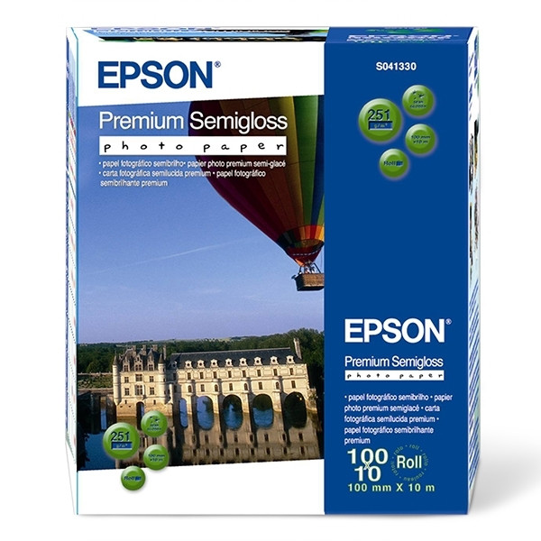 Epson S041330 Premium rouleau de papier photo semi-brillant (100 mm x 10 m) C13S041330 064648 - 1