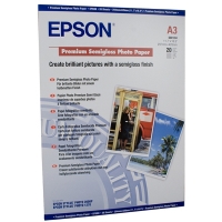 Epson S041334 Premium papier photo semi-brillant DIN 251 g/m² A3 (20 feuilles) C13S041334 150380