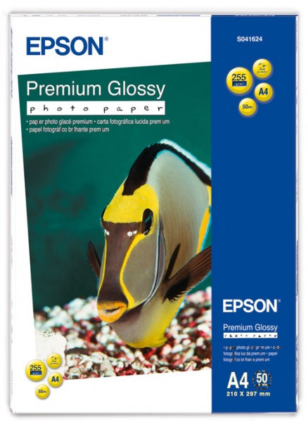 Epson S041624 Premium Glossy papier photo 255 g/m² A4 (50 feuilles) C13S041624 064630 - 1