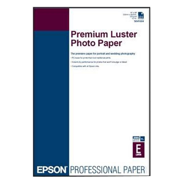Epson S041784 Premium Luster papier photo 250 g/m² A4 (250 feuilles) C13S041784 153022 - 1