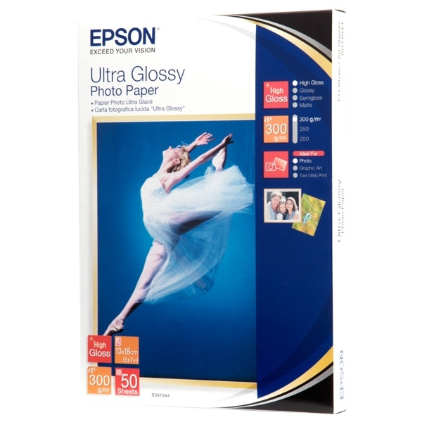 Epson S041944 Ultra Glossy papier photo 300 g/m² 13 x 18 cm (50 feuilles) C13S041944 153016 - 1
